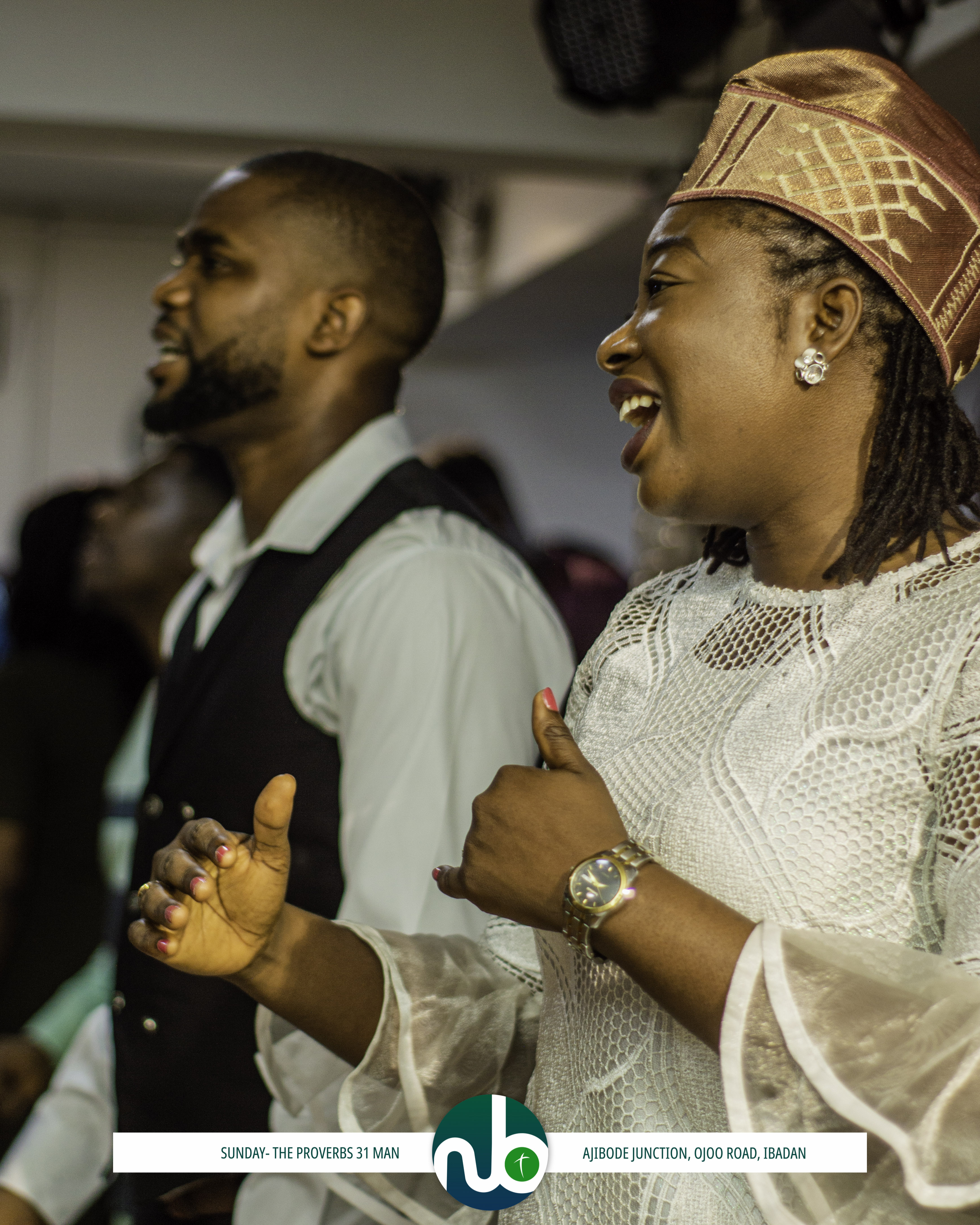 Sunday worship at The New Breed Church, Ibadan